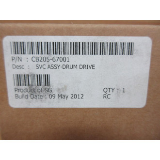 Hewlett Packard HP CB205-67001 Drum Drive Assembly CB20567001