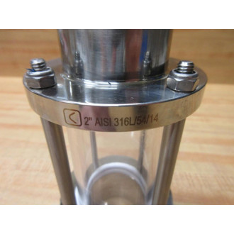 2"AISI316L5414 Sight Glass 2" - New No Box