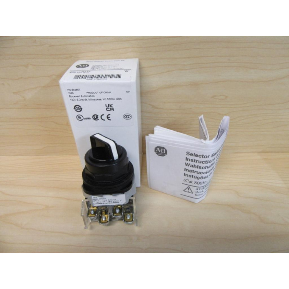 Allen Bradley 800H-HR2AF Selector Switch 800TC-XAF W800T-XA