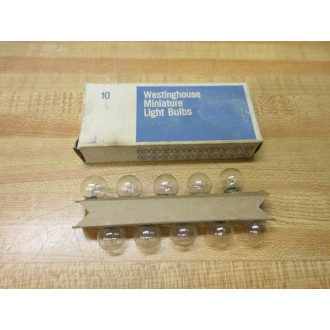 Westinghouse 57X Miniature Lamp Light Bulbs (Pack of 10)