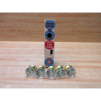 Zell 30A-125V Glass Fuse Plug 30A125V (Pack of 5)