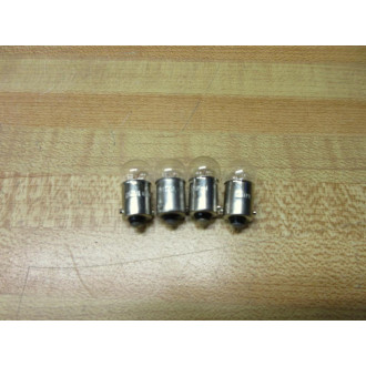 Izumi 6.3V-1W-M Miniature Lamp Light Bulbs 6.3V1W-M (Pack of 4) - New No Box