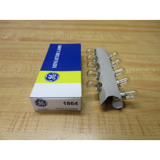 General Electric 1864 Miniature Lamp Light Bulb GE1864 (Pack of 10)