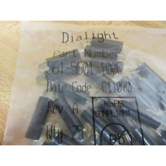 Dialight 561-5601-100F LED Circuit Board Indicator Light (Pack of 25)