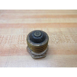 Royal 15A-125V Crystal Glass Plug Fuse 15A125V (Pack of 4) - Used