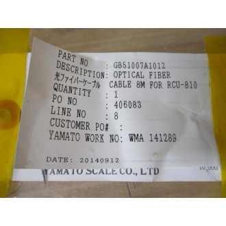 Yamato G51007A1012 Optical Fiber Cable