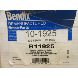 Bendix R11925 Master Brake Cylinder 10-1925 - Refurbished