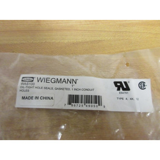 Hubbell Wiegmann WAS100 Oil Tight Hole Seal
