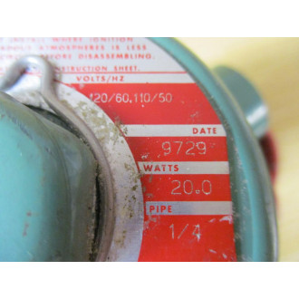Asco EF8342C1-12060,11050 Solenoid Valve EF8342C1 - Used