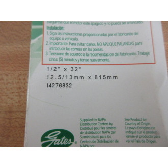 Napa 4L320W Belts