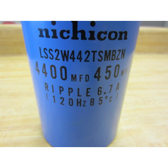 Nichicon LSS2W442TSMBZN Capacitor 4400MFD 450WV Ripple 6.7A - Used