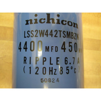 Nichicon LSS2W442TSMBZN Capacitor 4400MFD 450WV Ripple 6.7A - New No Box