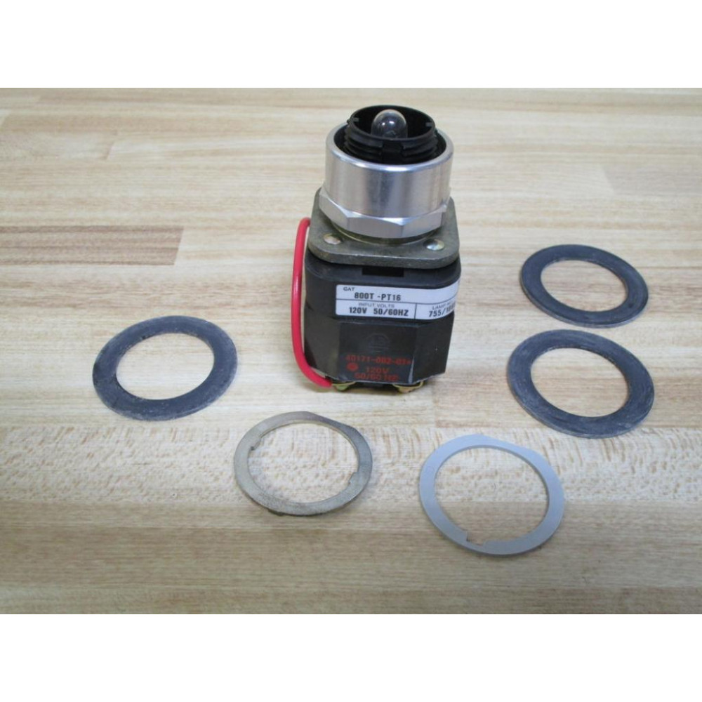 Allen Bradley 800T-PT16G Green Pilot Light wo Lens - New No Box