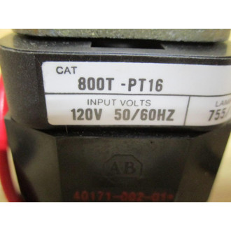 Allen Bradley 800T-PT16G Green Pilot Light wo Lens - New No Box