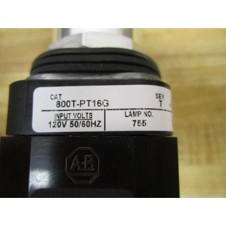 Allen Bradley 800T-PT16G Green Pilot Light - New No Box