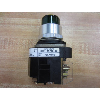Allen Bradley 800T-PT16G Green Pilot Light - New No Box