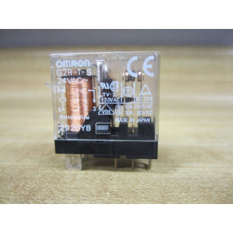 Omron G2R-1-S Relay G2R1S G2R-1-S-24VAC - New No Box