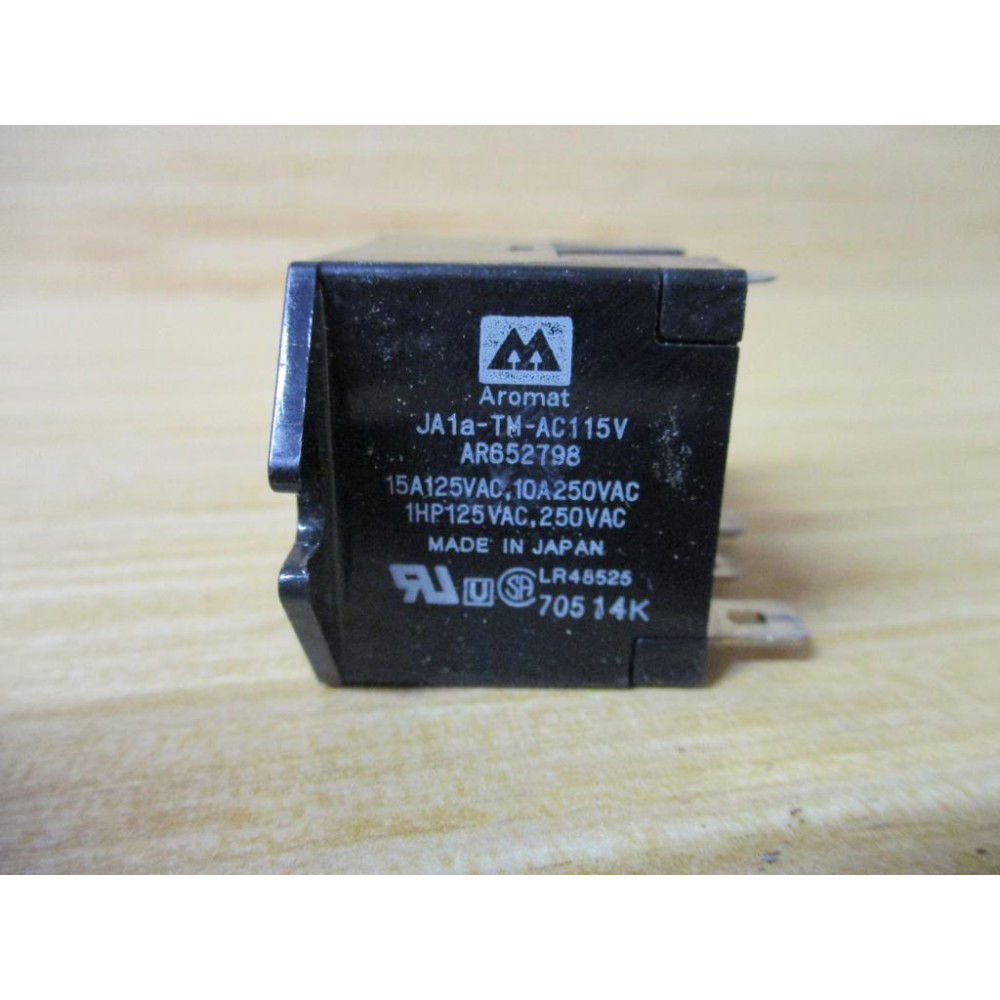 Aromat JA1A-TM-AC115V Relay AR652798 - Used