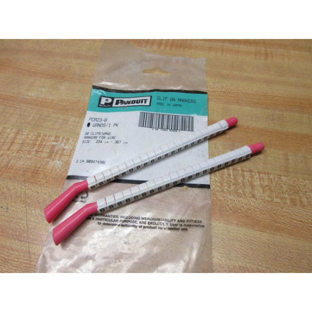 Panduit PCA23-B Wire Markers B PCA23B (Pack of 40)