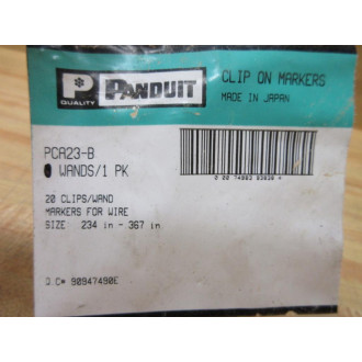 Panduit PCA23-B Wire Markers B PCA23B (Pack of 40)