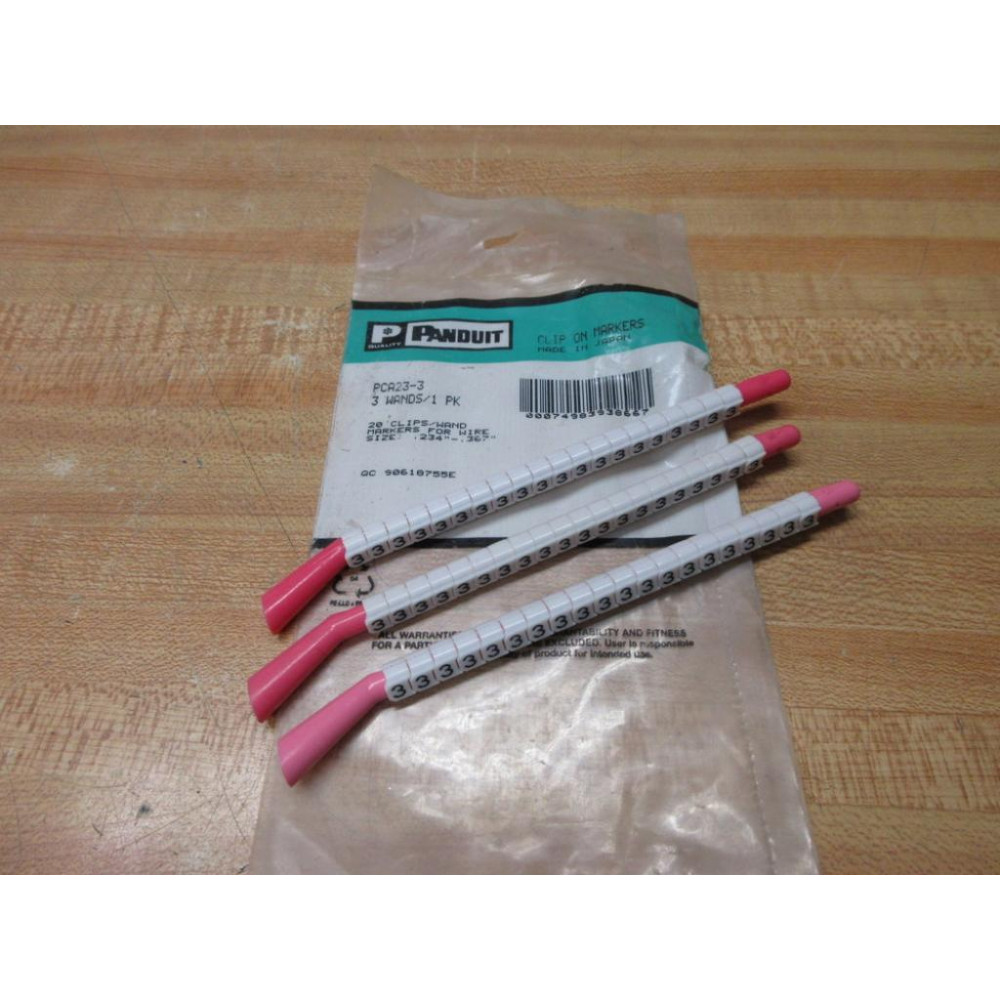 Panduit PCA23-3 Wire Markers PCA233 (Pack of 60)