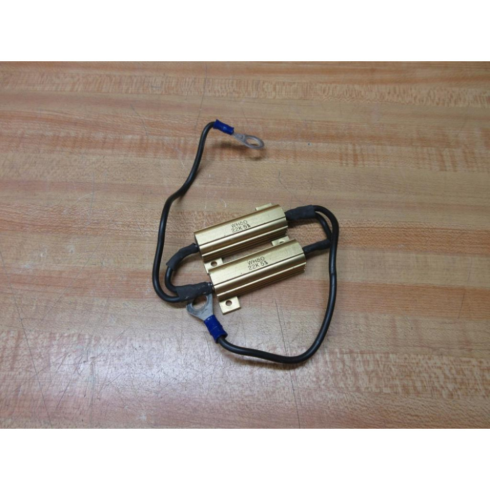 TT Electronics WH50-22KJI Wirewound Resistor WH50-22K WWires (Pack of 2) - Used