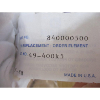 Dollinger 49-400K Filter Element 840000500