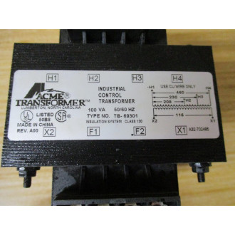 Acme TB-69301 Industrial Control Transformer - Used