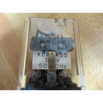 Potter & Brumfield KUP5A55-120V AC Relay KUP5A55-120VAC - New No Box