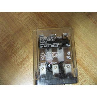 Potter & Brumfield KUP-14D55-24V DC Relay KUP-14D55-24VDC - Used