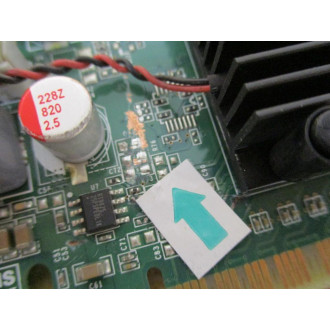 EVGA 512-P3-1300-LR e-GeForce 8400 GS Graphics Card Damaged Circuit - Parts Only