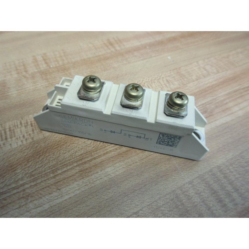 Semikron SKKD 10016 SemiPack 1 Diode Module SKKD10016 - Used Semikron SKKD 10016 SemiPack 1 Diode Module SKKD10016 - Used