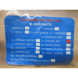 Strahman M-5000-6 Steam Jet M-5000 (Pack of 3)