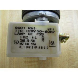 Square D 9001-KR9P1R Push-Pull Switch 9001KR9P1R