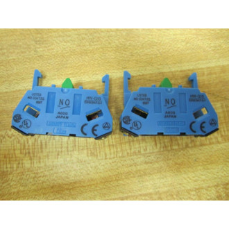 IDEC HW-G10 Contact Block Normally Open  HWG10 (Pack of 2) - New No Box
