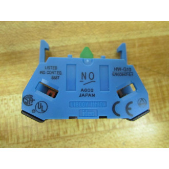 IDEC HW-G10 Contact Block Normally Open  HWG10 (Pack of 2) - New No Box