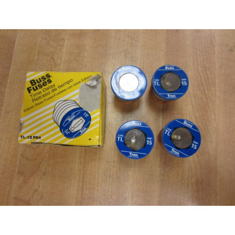 Buss TL-15 Bussmann Fuse Cross Ref 6F458 (Pack of 4)