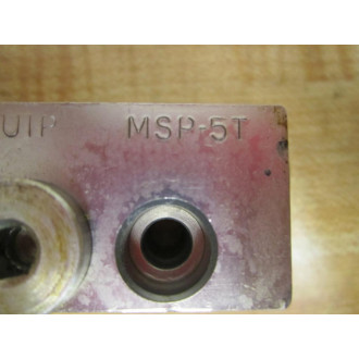 Lubriquip MSP-5T Trabon Graco Manifold Valve MSP5T - New No Box