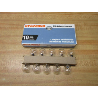 Sylvania 1076 Miniature Lamp Light Bulbs (Pack of 10)