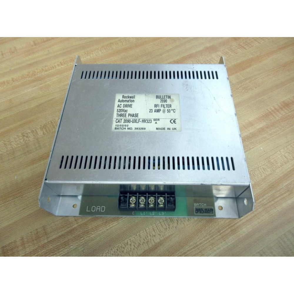 Rockwell Automation 2090-UXLF-HV323 AC Line Filter MIF323 - Used Rockwell Automation 2090-UXLF-HV323 AC Line Filter MIF323 - Used