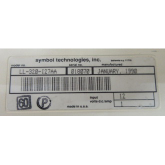 Symbol Technologies LL-320-I27AA Scanner Controller LL320I27AA - Used