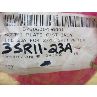 Sensus 5750600406001 Rockwell SRII Water Meter Plate 252P - New No Box