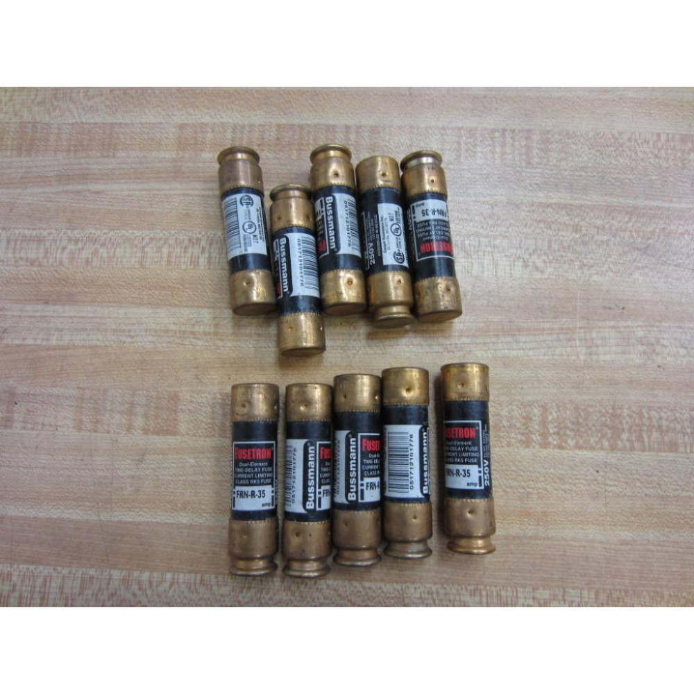 Buss FRN-R-35 Bussmann Fuse Cross Ref 4A452 (Pack of 10) - New No Box