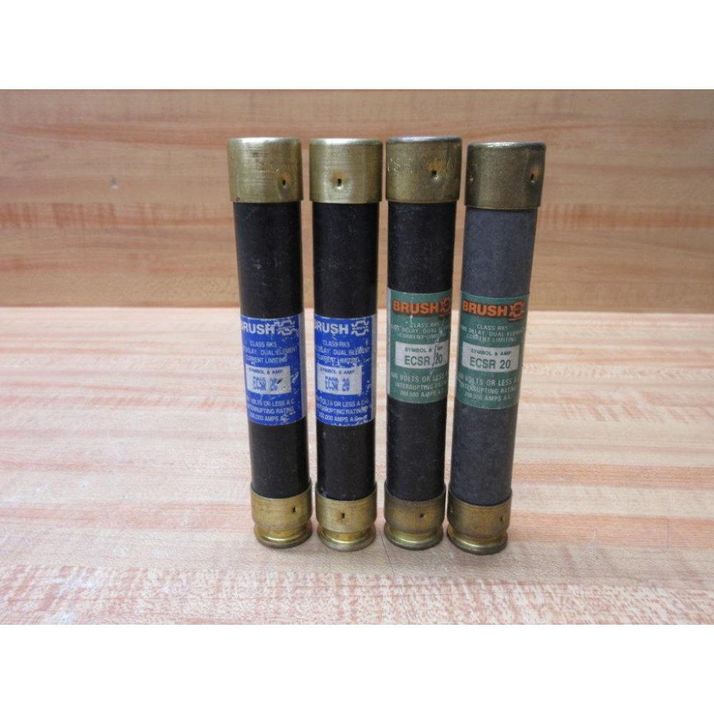 Brush ECSR 20 Fuse ECSR20 (Pack of 4) - New No Box