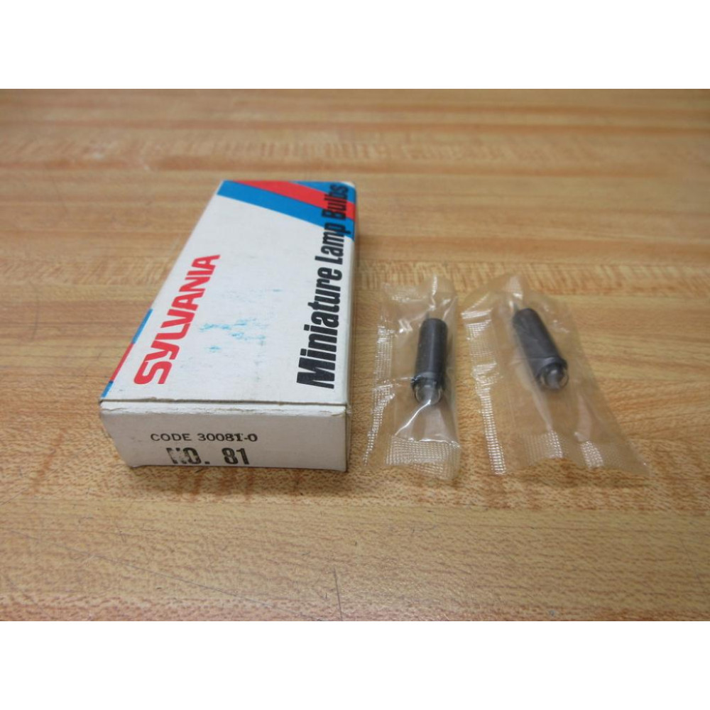 Sylvania 81 GTE Miniature Lamp Light Bulb SYL-81 (Pack of 2)
