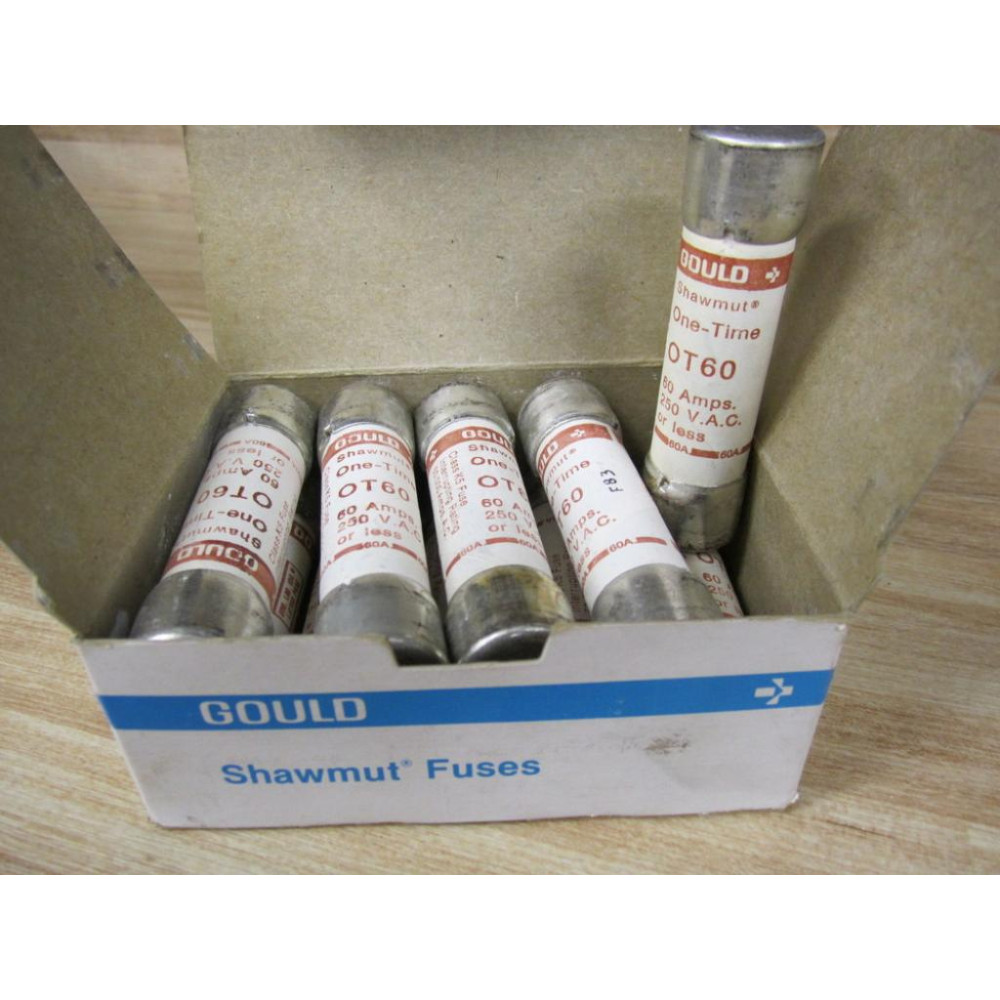 Gould Shawmut Ferraz OT-60 Mersen Fuse OT60 (Pack of 10)