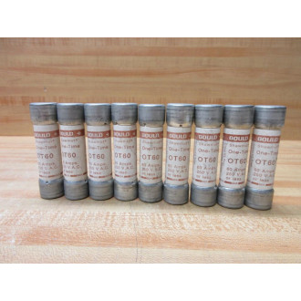 Gould Shawmut Ferraz OT-60 Mersen Fuse OT60 (Pack of 9) - New No Box