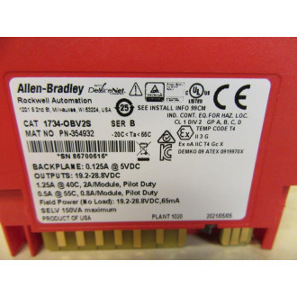 Allen Bradley 1734-OBV2S Safety Output Module