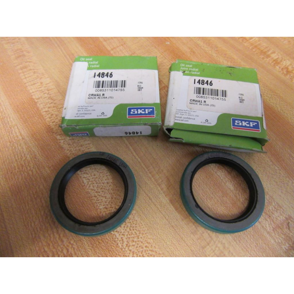 SKF 14846 Chicago Rawhide Oil Seal CR 14846 (Pack of 2)