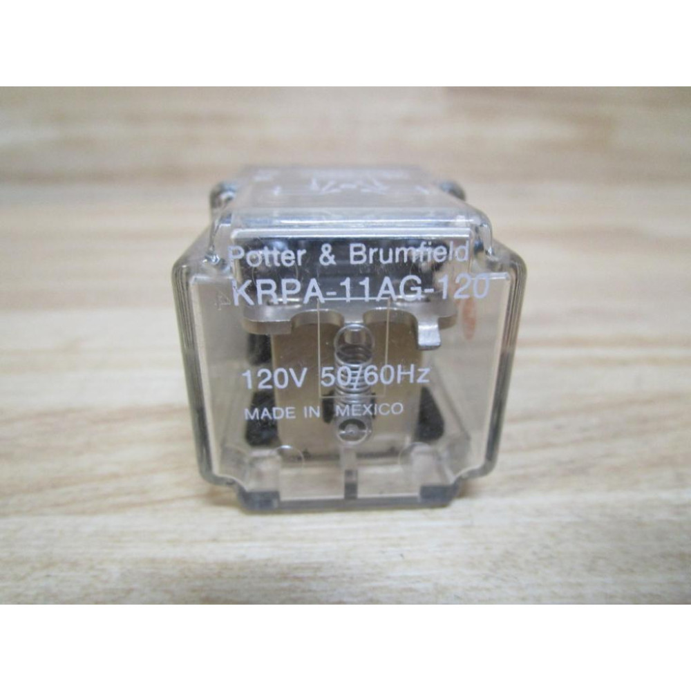 Potter & Brumfield KRPA-11AG-120-V AC Relay KRPA-11AG-120VAC 12HP - Used
